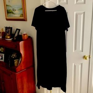 Denim and Co black maxi dress